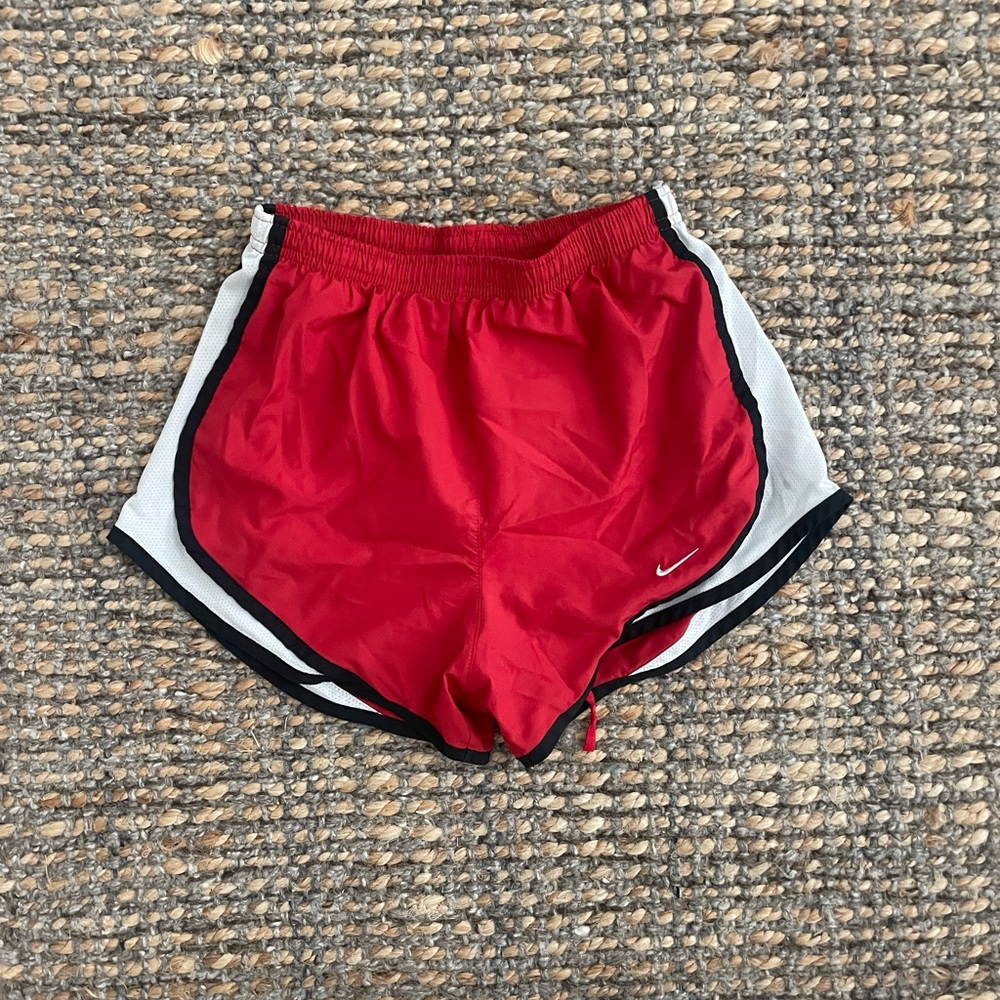 Dri-fit Nike shorts in red